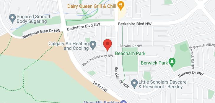 map of 68 Beaconsfield Road NW